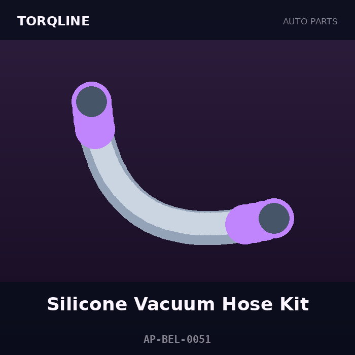 Torqline Silicone Vacuum Hose Kit