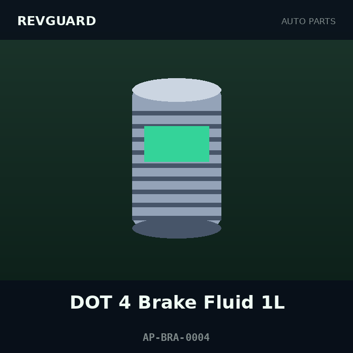 RevGuard DOT 4 Brake Fluid 1L