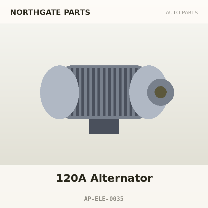 Northgate Parts 120A Alternator