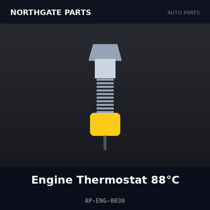 Northgate Parts Engine Thermostat 88°C