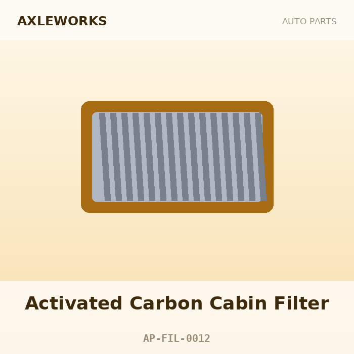 AxleWorks Activated Carbon Cabin Filter