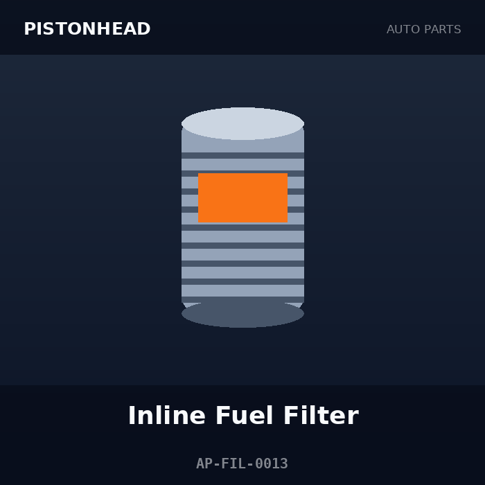 Pistonhead Inline Fuel Filter