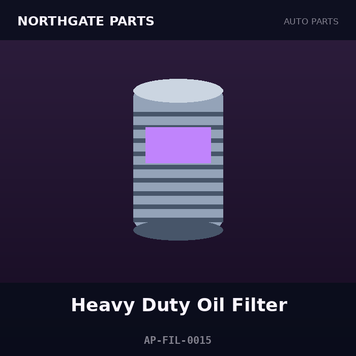 Northgate Parts Heavy Duty Oil Filter