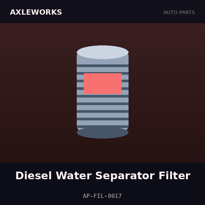 AxleWorks Diesel Water Separator Filter