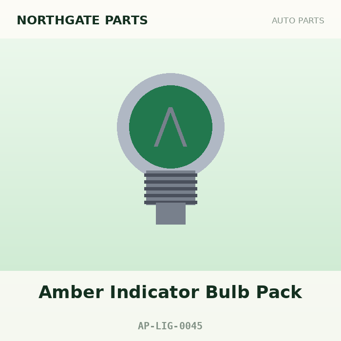 Northgate Parts Amber Indicator Bulb Pack