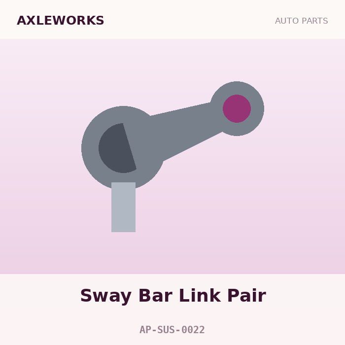 AxleWorks Sway Bar Link Pair