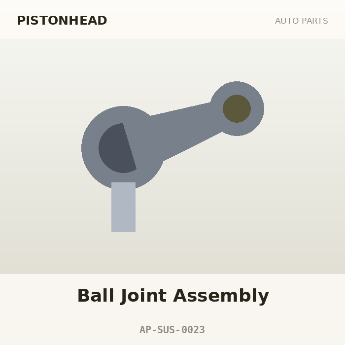 Pistonhead Ball Joint Assembly