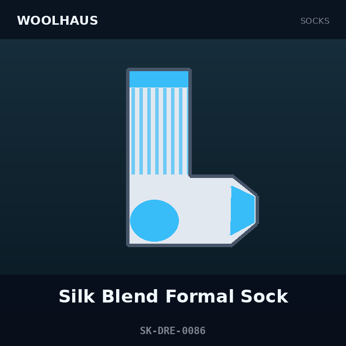 Woolhaus Silk Blend Formal Sock