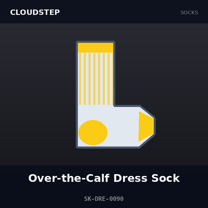 Cloudstep Over-the-Calf Dress Sock