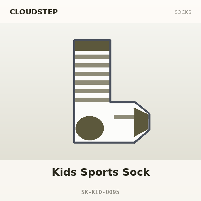 Cloudstep Kids Sports Sock