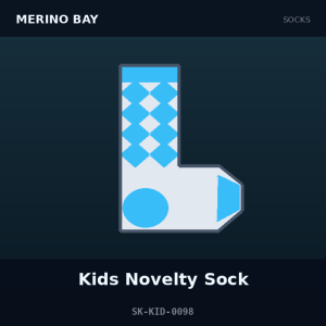 Merino Bay Kids Novelty Sock