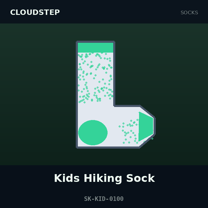 Cloudstep Kids Hiking Sock