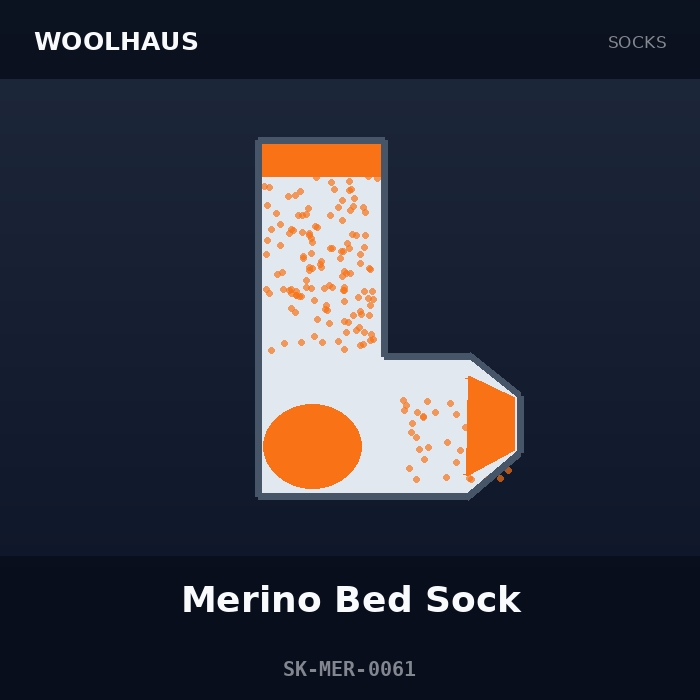 Woolhaus Merino Bed Sock