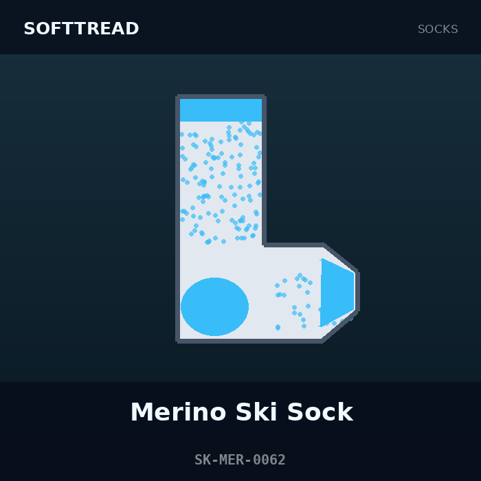 SoftTread Merino Ski Sock