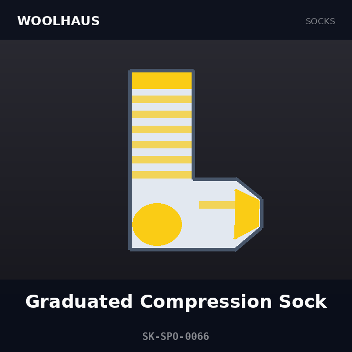 Woolhaus Graduated Compression Sock
