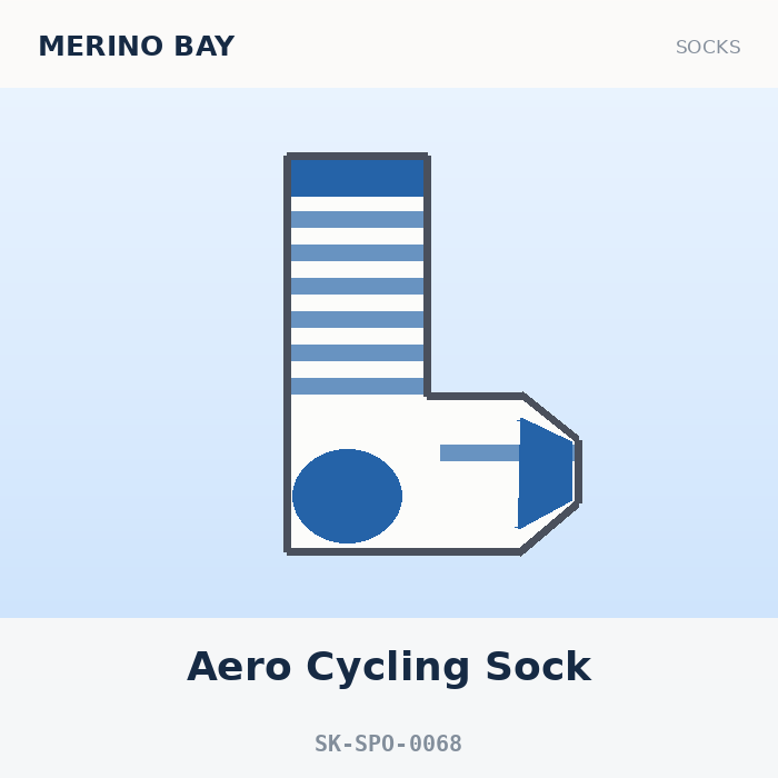Merino Bay Aero Cycling Sock