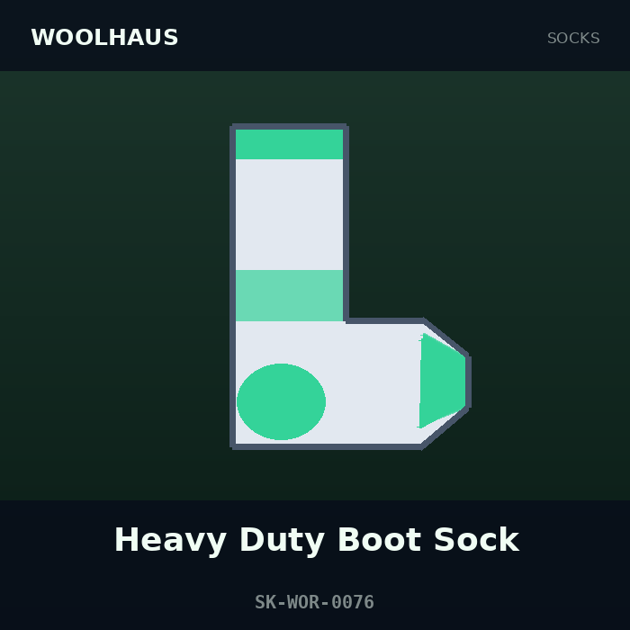 Woolhaus Heavy Duty Boot Sock