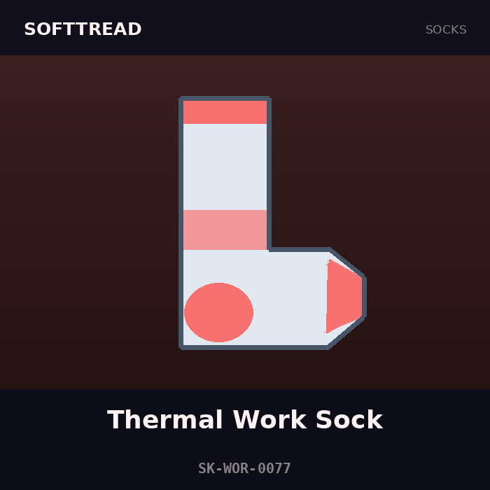 SoftTread Thermal Work Sock